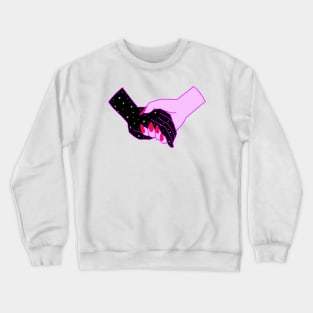 holding hands with the void Crewneck Sweatshirt